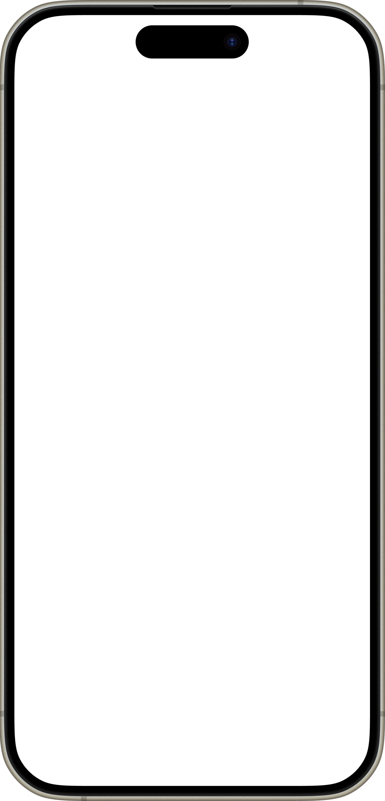 iPhone 15 Pro titanyum çerçevesi